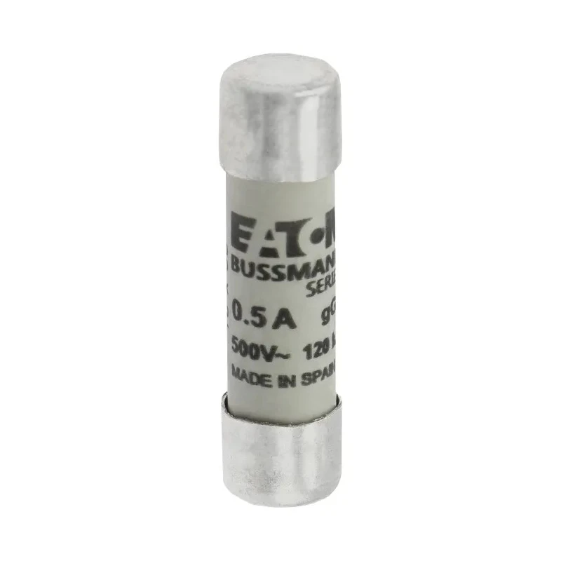 Eaton 500mA Ceramic Cartridge Fuse 10 x 38 mm, 500V AC, gL/gG Application, High Breaking Capacity C10G0-5