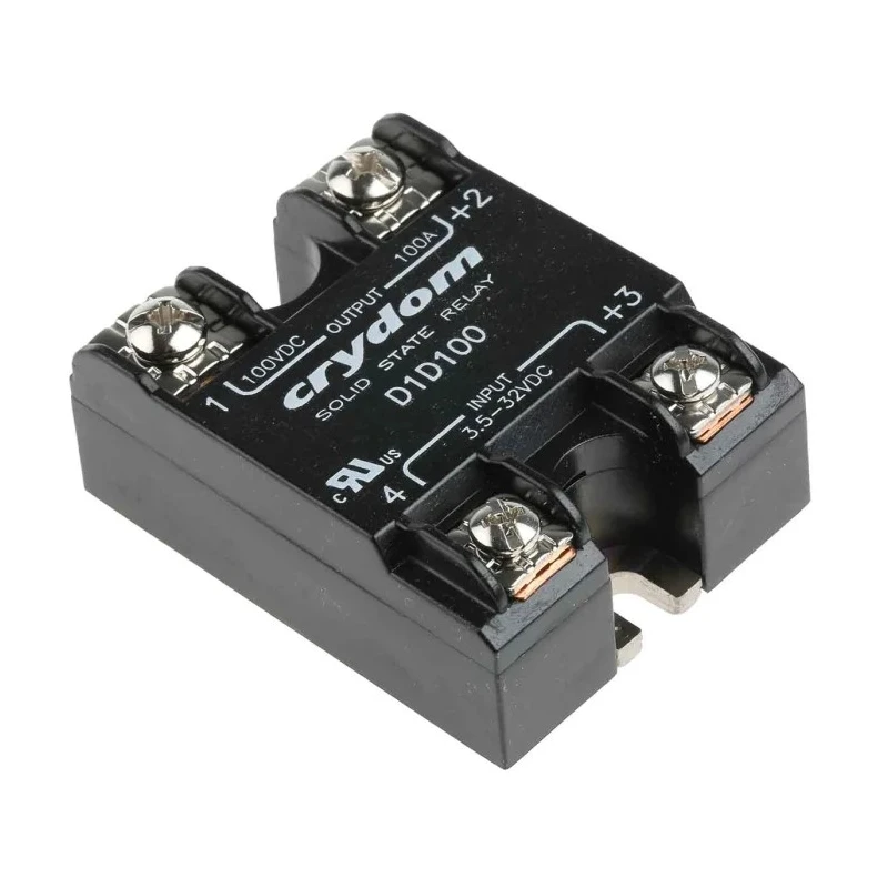 Crydom Solid State Relay 1-DC Series Surface Mount 100 A Load, 100 V Load, 32V Control D1D100