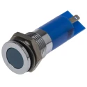 RS PRO Blue Panel Mount Indicator 24V DC 20mA Solder Tab IP67 Flush Bezel 703-8835