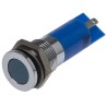 RS PRO Blue Panel Mount Indicator 24V DC 20mA Solder Tab IP67 Flush Bezel 703-8835