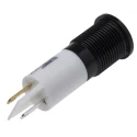 RS PRO White Panel Mount Indicator 220V AC 3mA Solder Tab Termination IP67 Flush Bezel 703-8857