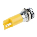 RS PRO Yellow Panel Mount Indicator 12V DC 20mA Solder Tab Termination IP67 Flush 703-8813