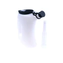 RS PRO 1L High Density Polyethylene Laboratory Carboy Bottle with Funnel-Shaped Discharge Spout 703-1102