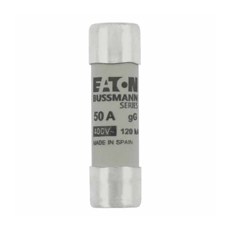 Eaton 50A Ceramic Cartridge Fuse, 14 x 51 mm, 400V AC, C14G Series C14G50