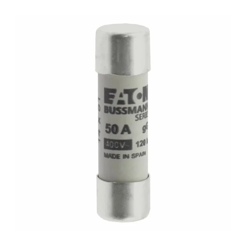 Eaton 50A Ceramic Cartridge Fuse, 14 x 51 mm, 400V AC, C14G Series C14G50