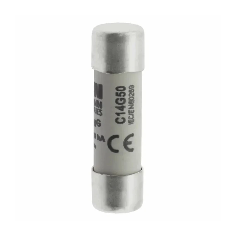 Eaton 50A Ceramic Cartridge Fuse, 14 x 51 mm, 400V AC, C14G Series C14G50