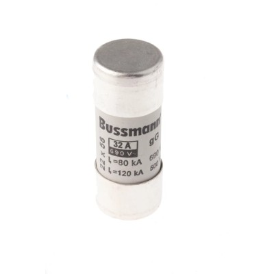 Eaton Industrial 32A Ceramic Cartridge Fuse 690V AC, 22 x 58 mm C22G32