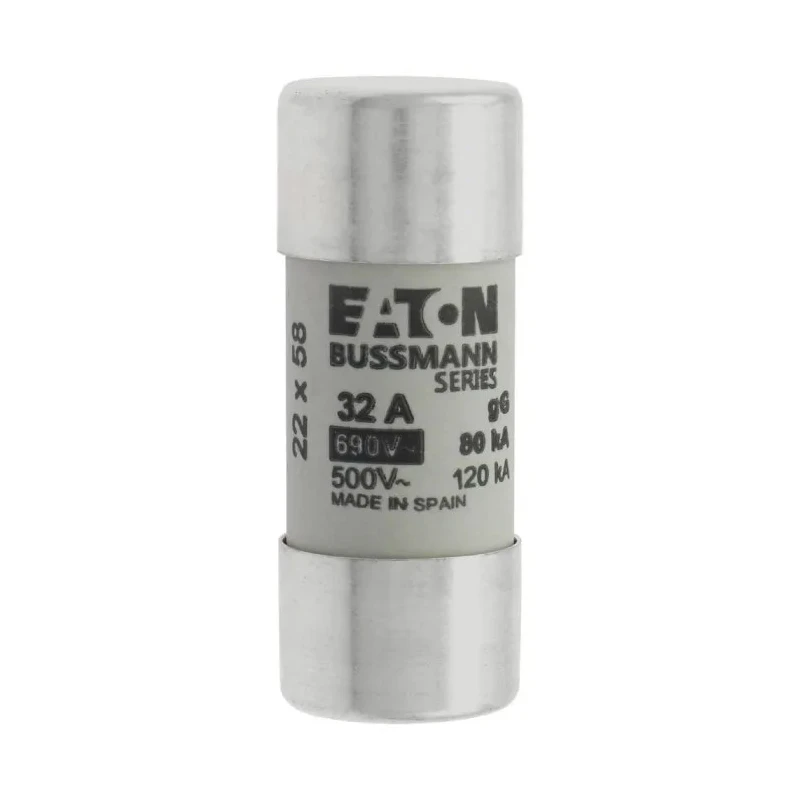Eaton Industrial 32A Ceramic Cartridge Fuse 690V AC, 22 x 58 mm C22G32