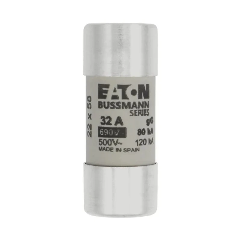 Eaton Industrial 32A Ceramic Cartridge Fuse 690V AC, 22 x 58 mm C22G32