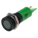 RS PRO Green Panel Mount Indicator 220V AC Solder Tab Termination IP67 Flush Bezel 703-8904