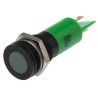 RS PRO Green Panel Mount Indicator 220V AC Solder Tab Termination IP67 Flush Bezel 703-8904