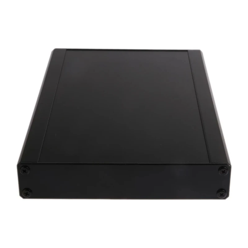 RS PRO Black Extruded Aluminium Heat Sink Case, IP40, 41 mm Height, 300 mm Length, 200 mm Width 188-1256