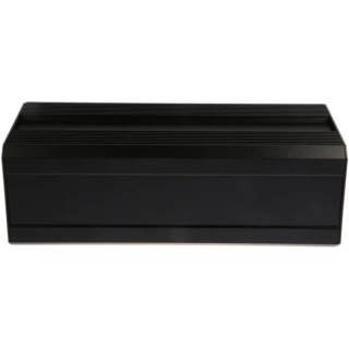 RS PRO Extruded Aluminium Heat Sink Case Black Lid IP40 86 mm Height 100 mm Width 300 mm Length 188-1262