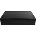 RS PRO EAB Series Extruded Aluminium Heat Sink Case Black Lid 86 mm Height 400 mm Length 300 mm Width 188-1269