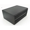 RS PRO EAB Series Extruded Aluminium Heat Sink Case Black Lid IP40 175mm x 300mm x 200mm 188-1284