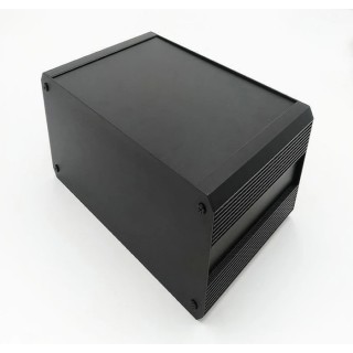 RS PRO Extruded Aluminium Heat Sink Case Black Lid IP40 200 mm x 300 mm x 264 mm EAB Series 188-1298