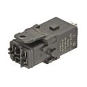 HARTING Heavy Duty Power Connector Insert Female 3 Contacts 10A 400V Han 1A Series 09100033101
