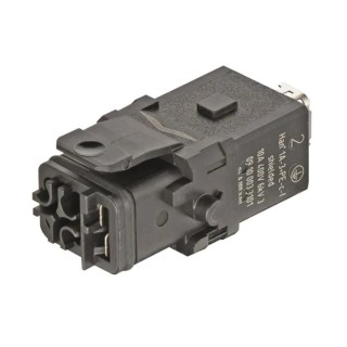 HARTING Heavy Duty Power Connector Insert Female 3 Contacts 10A 400V Han 1A Series 09100033101