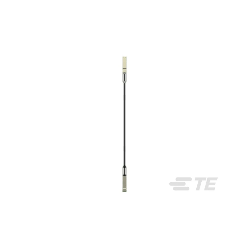 TE Connectivity Pluggable I/O Connector QSFP28 Cable Assembly Male Ethernet Cable 8 Port 16-Position 3.5V 500mA 2333393-3
