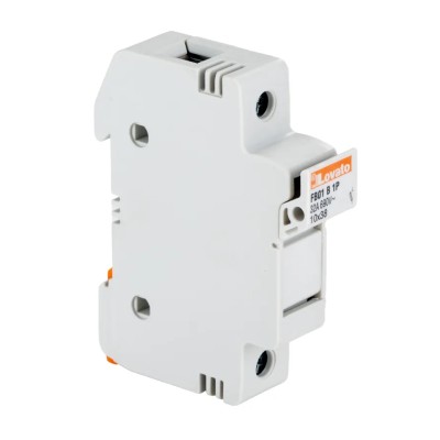 Lovato 32A 690V ac 1P-Pole Rail Mount Fuse Holder for 10 x 38 mm FB01B1P