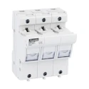 Lovato 50A 3-Pole Base Mount Fuse Holder 14 x 51 mm Fuse Size 690V AC FB02A3P