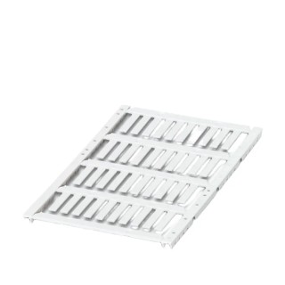 Phoenix Contact US-WMT Cable Marker White, Polycarbonate, 18 mm x 4 mm Label Size, 0.6 mm to 22 mm Cable Diameter 0801462