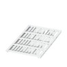 Phoenix Contact US-WMT Cable Marker White, Polycarbonate, 18 mm x 4 mm Label Size, 0.6 mm to 22 mm Cable Diameter 0801462