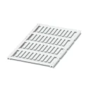 Phoenix Contact US-WMT Cable Marker White, Polycarbonate, 18 mm x 4 mm Label Size, 0.6 mm to 22 mm Cable Diameter 0801462