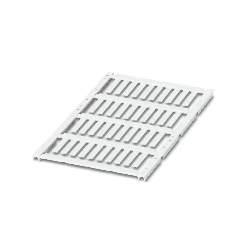 Phoenix Contact US-WMT Cable Marker White, Polycarbonate, 18 mm x 4 mm Label Size, 0.6 mm to 22 mm Cable Diameter 0801462