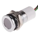 RS PRO Panel Mount Indicator 12V dc Lead Wire Termination IP67 Flush Bezel IP67
