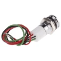 RS PRO Panel Mount Indicator 12V dc Lead Wire Termination IP67 Flush Bezel IP67