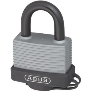 ABUS Aluminium Steel Safety Padlock Weatherproof 8 mm Shackle Diameter 45 mm Width 70AL/45 SILVER