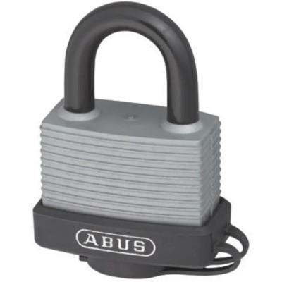 ABUS Aluminium Steel Safety Padlock Weatherproof 8 mm Shackle Diameter 45 mm Width 70AL/45 SILVER