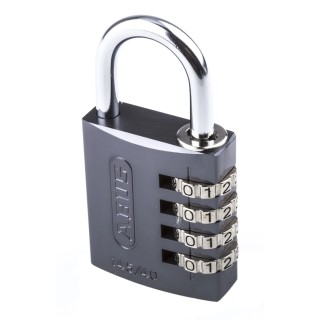 ABUS Combination Padlock Aluminium Steel Safety Padlock Weatherproof 6 mm Shackle 40mm Body 0036976