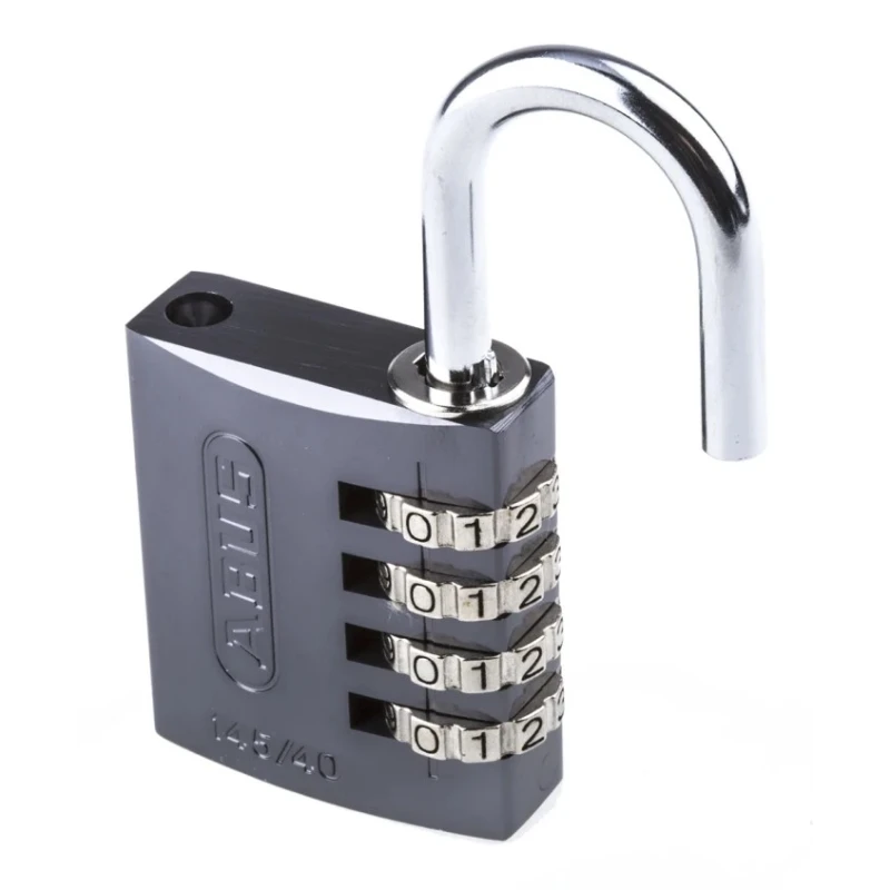 ABUS Combination Padlock Aluminium Steel Safety Padlock Weatherproof 6 mm Shackle 40mm Body 0036976