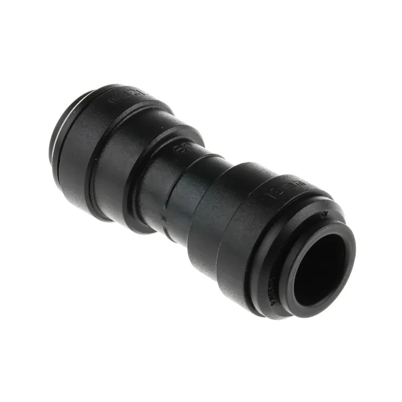John Guest Acetal Copolymer Pneumatic Equal Straight Connector Push-in 12 mm x 12 mm PM0412E