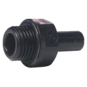 John Guest PM Series Pneumatic Fitting 8mm Push-in, Male, 3/8 in G PM050813E