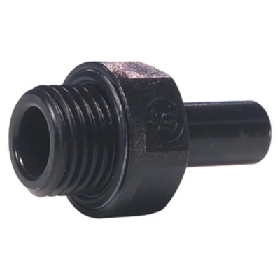 John Guest PM Series Pneumatic Fitting 8mm Push-in, Male, 3/8 in G PM050813E