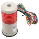 Schneider Electric Harmony Series Red Signal Tower No Sounder Component, 1 Light 24V AC/DC Surface XVC4B1K