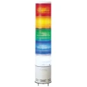 Schneider Electric Harmony Series Signal Tower 5 Lights White, Blue, Green, Red, Amber LED 24V ac/dc XVC4B5K