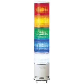 Schneider Electric Harmony Series Signal Tower 5 Lights White, Blue, Green, Red, Amber LED 24V ac/dc XVC4B5K