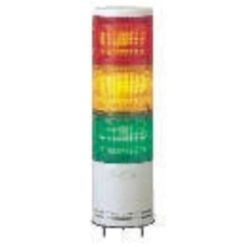 Schneider Electric Harmony Series Amber, Green, Red Signal Tower No Sounder Component, 3 Lights 24V dc Base XVC1B3K
