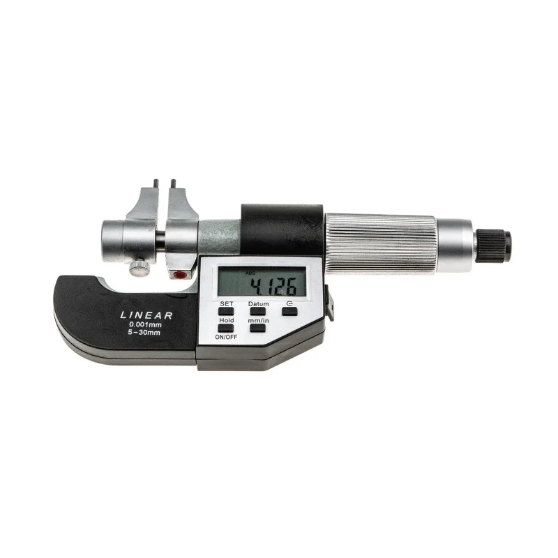 RS PRO Digital Internal Micrometre, Measuring Range 5-30 mm, Accuracy ±0.003 mm, Resolution 0.001 mm, Battery 705-1260