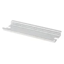 Fibox Steel Unperforated DIN Rail 100 mm x 35 mm x 7.5 mm MIV 10 DIN-35 RAIL