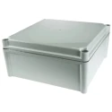 Fibox SOLID PC Series Polycarbonate Enclosure Grey Lid IP67 IK09 IK08 130 mm x 278 mm x 278 mm PC 2828 13 G ENCLOSURE