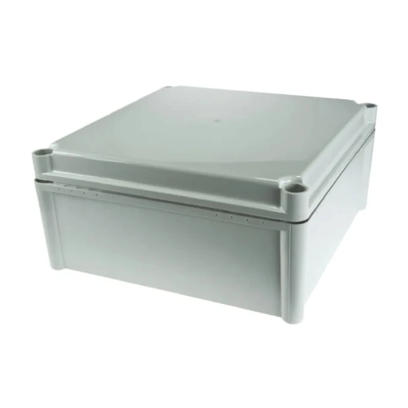 Fibox SOLID PC Series Polycarbonate Enclosure Grey Lid IP67 IK09 IK08 130 mm x 278 mm x 278 mm PC 2828 13 G ENCLOSURE