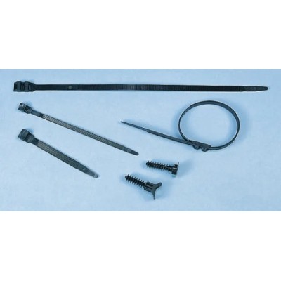 Legrand Non-Releasable Cable Tie 750 mm Length x 9 mm Width Black Polyamide 12 0 319 21