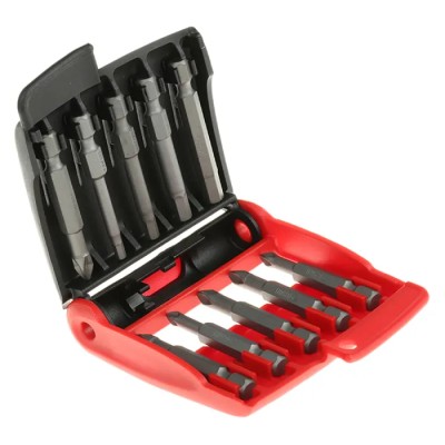 Facom Phillips, Pozidriv, Torx Long-Reach Screwdriver Bit Set 10 Pieces 50mm E.611PB