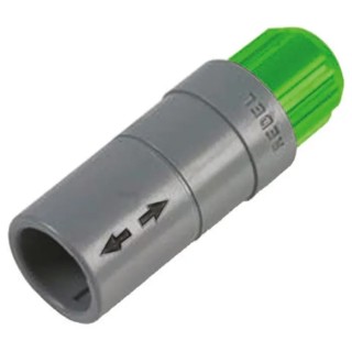 LEMO Circular Connector, 4 Contacts, Cable Mount, Socket Female, IP50, Redel P Series PRG.M0.4GL.LC52V