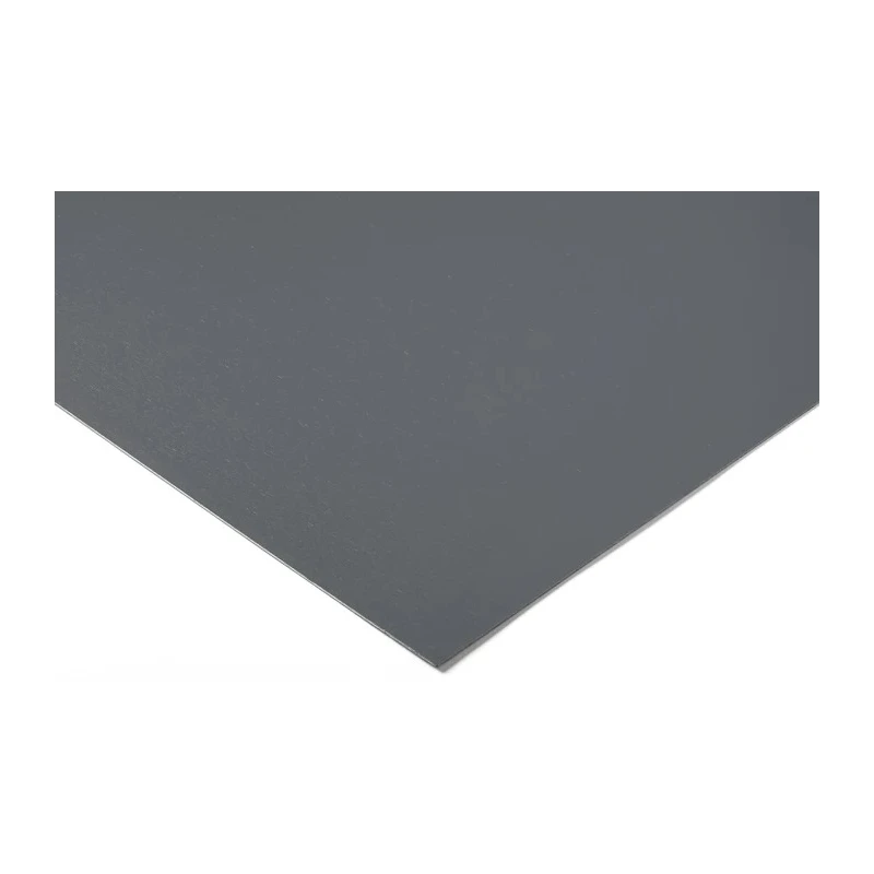 RS PRO Grey Plastic Sheet Polyvinyl Chloride PVC 1m x 1m x 6mm Flame Resistant 704-8204